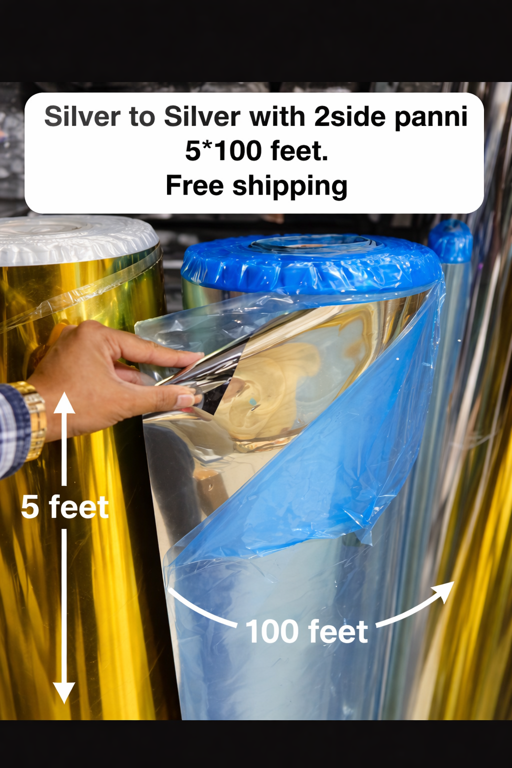 Q. Event Entry Roll Heavy S to S Lamination 5*100