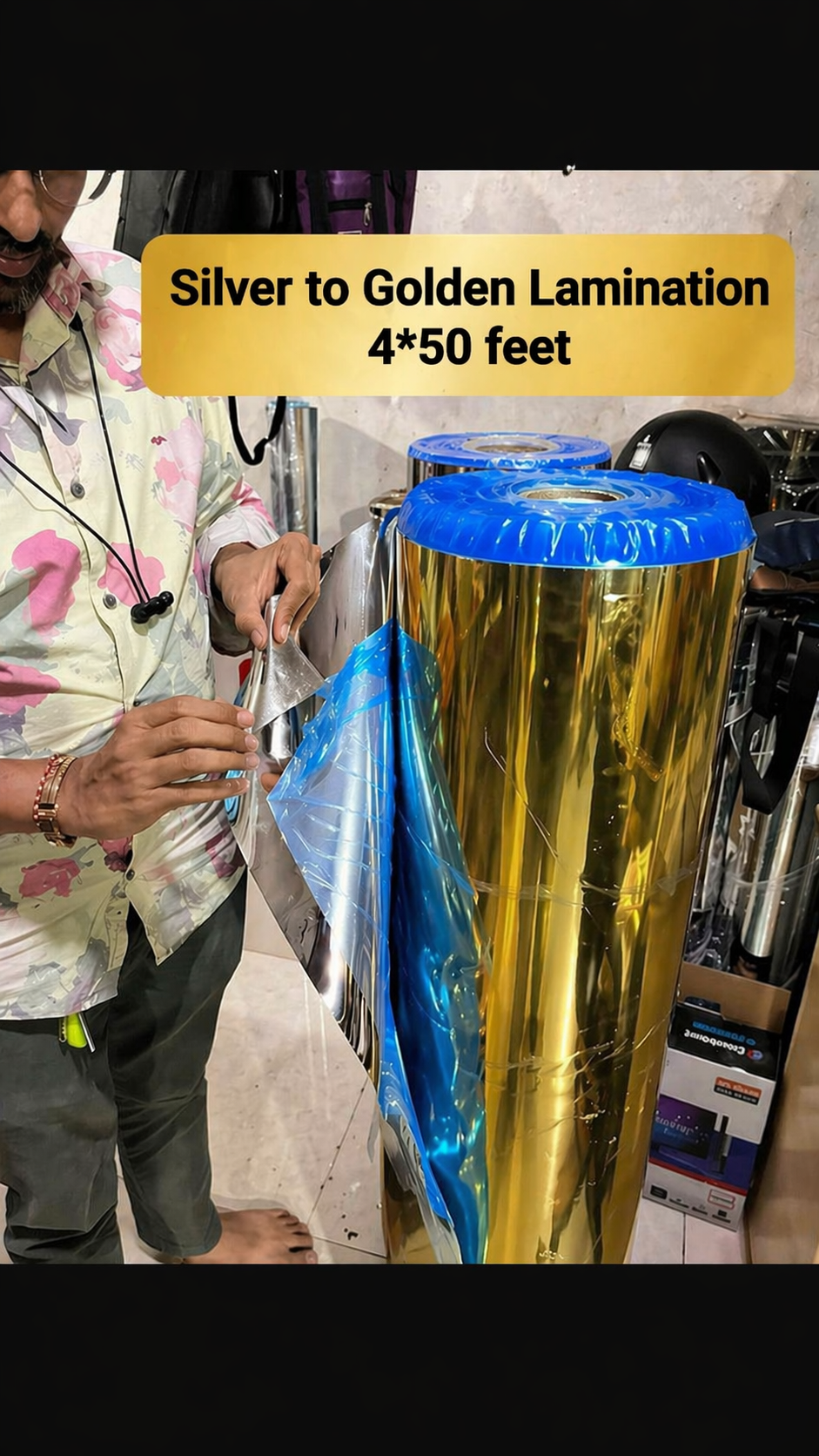 G. Event Entry Roll S to G Lamination 4*50