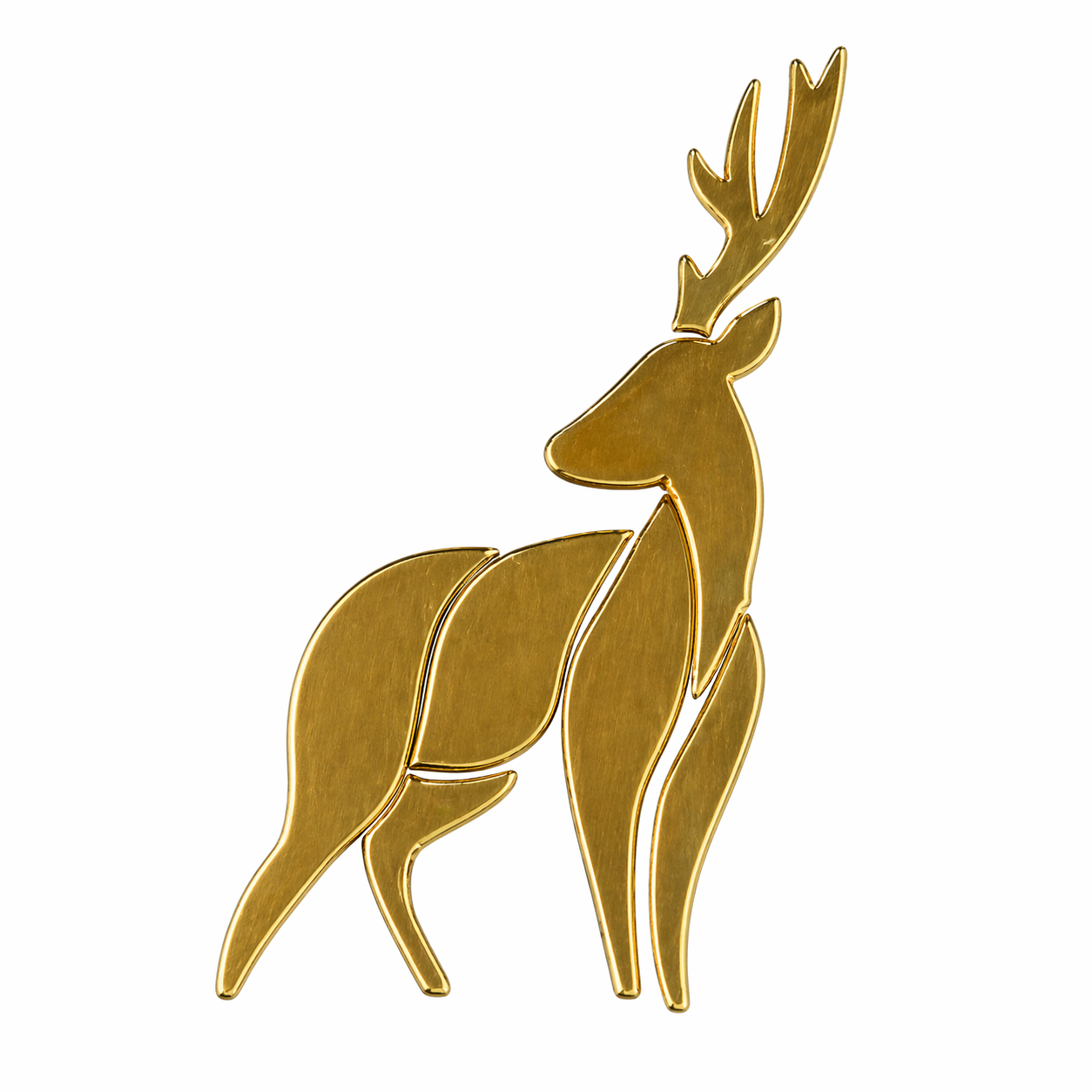 Deer Shape Acrylic Mirror (14 Pcs)