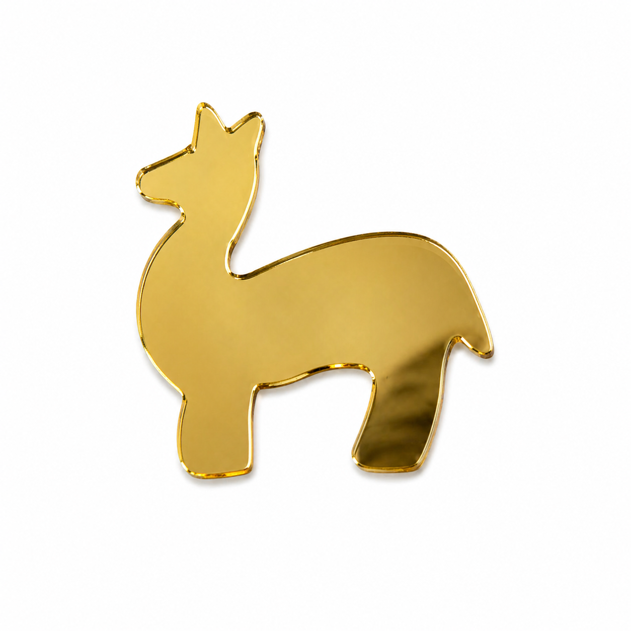 Deer Shape Acrylic Mirror (17 Pcs)