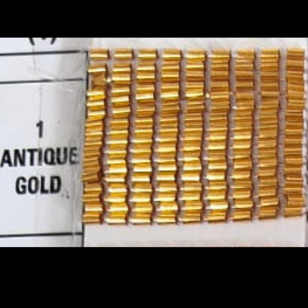 Antique Gold Color Wal Seqaunce Roll