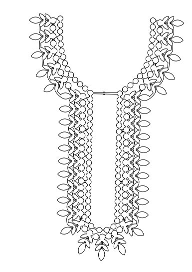 Gota Patti Gala Design