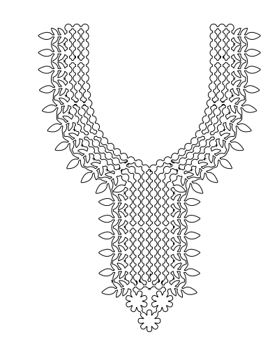 Gota Patti Gala Design