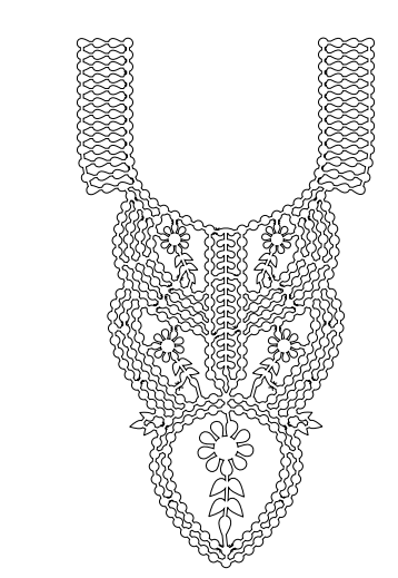 Gota Patti Gala Design