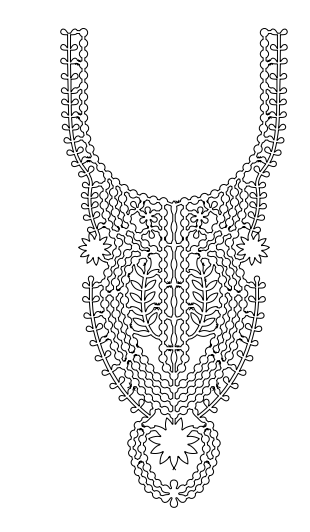 Gota Patti Gala Design
