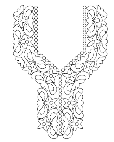 Gota Patti Gala Design