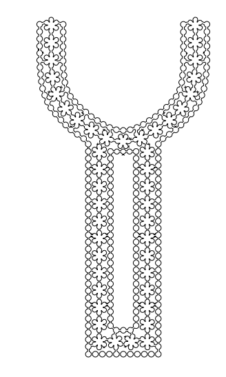 Gota Patti Gala Design