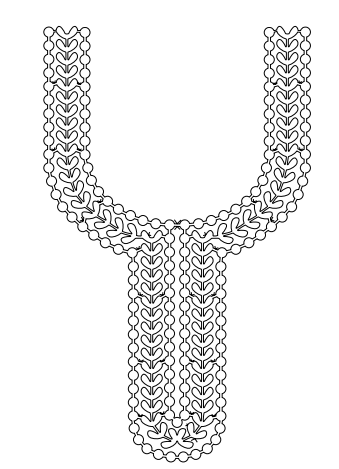 Gota Patti Gala Design