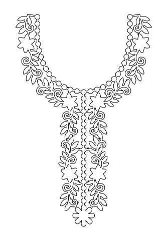 Gota Patti Gala Design