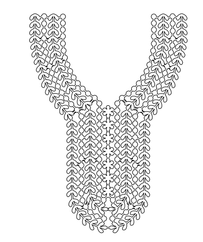 Gota Patti Gala Design