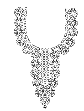 Gota Patti Gala Design