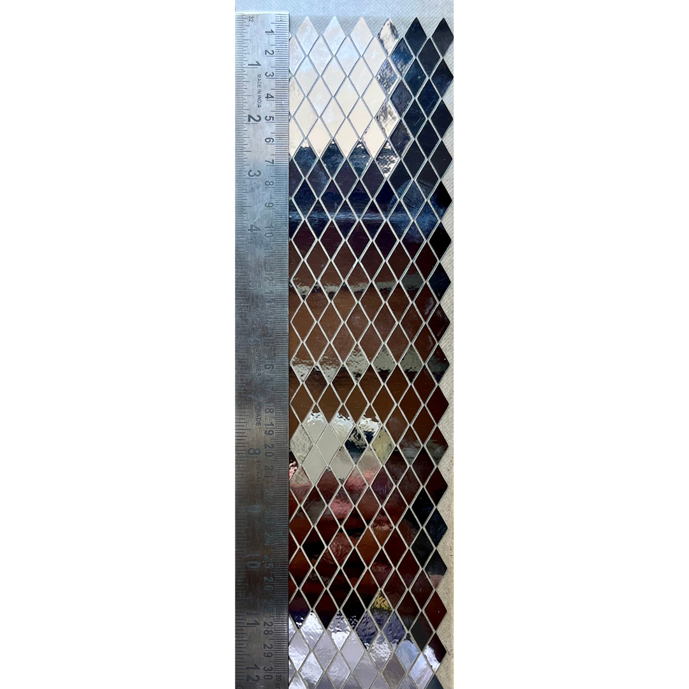 Plastic Mirror Sticker Sheet Kajukatri Shape