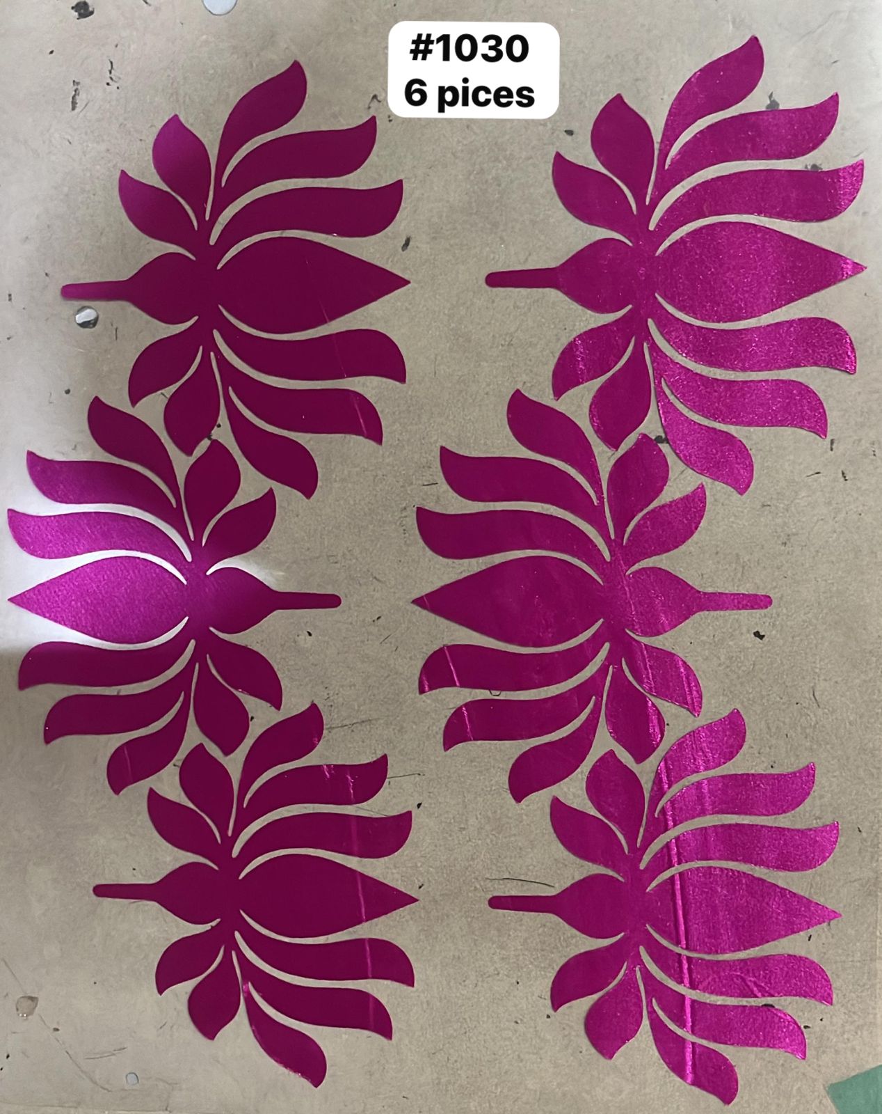 Lotus Pink Stickers 1030 (6 butta)