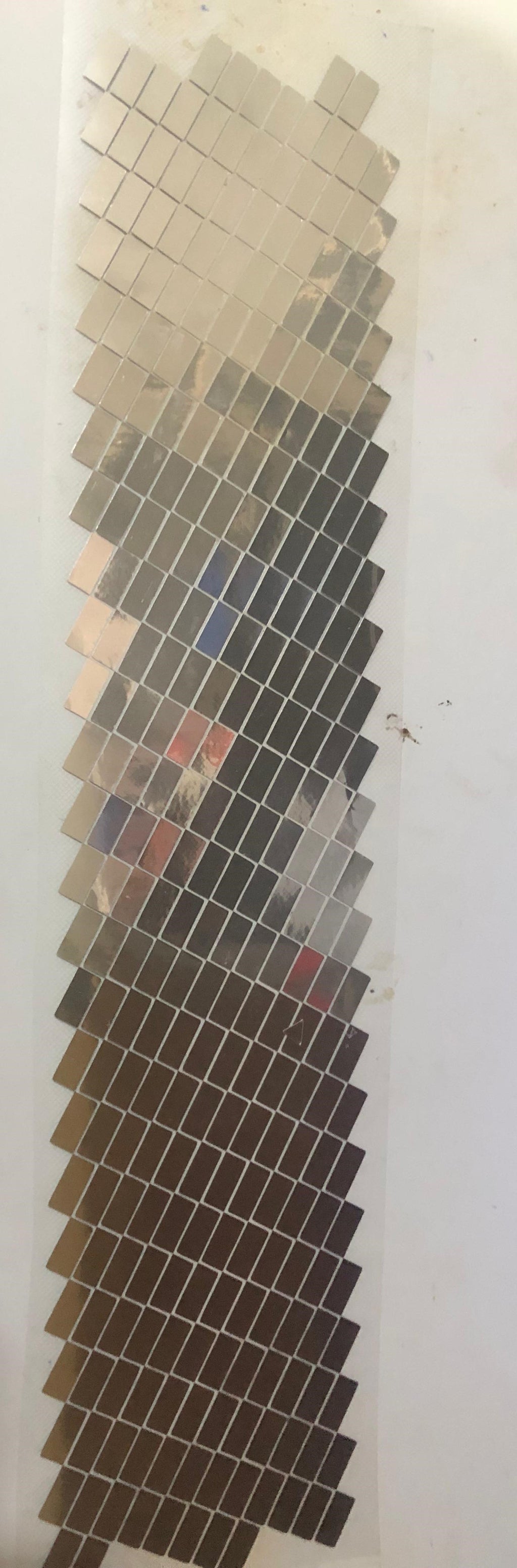 Plastic Mirror Sticker Sheet LS Shape