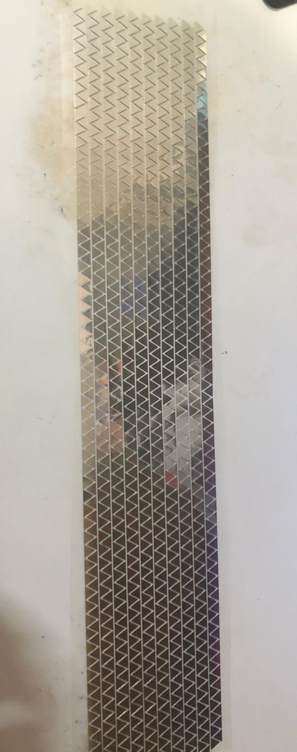 Plastic Mirror Sticker Sheet Triangular Shape