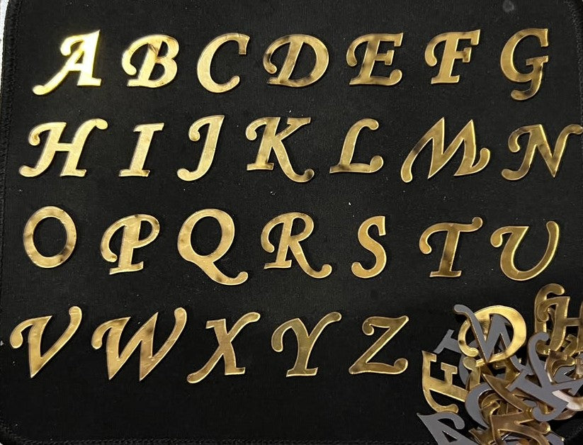 Acrylic Mirror Alphabets (A to Z)