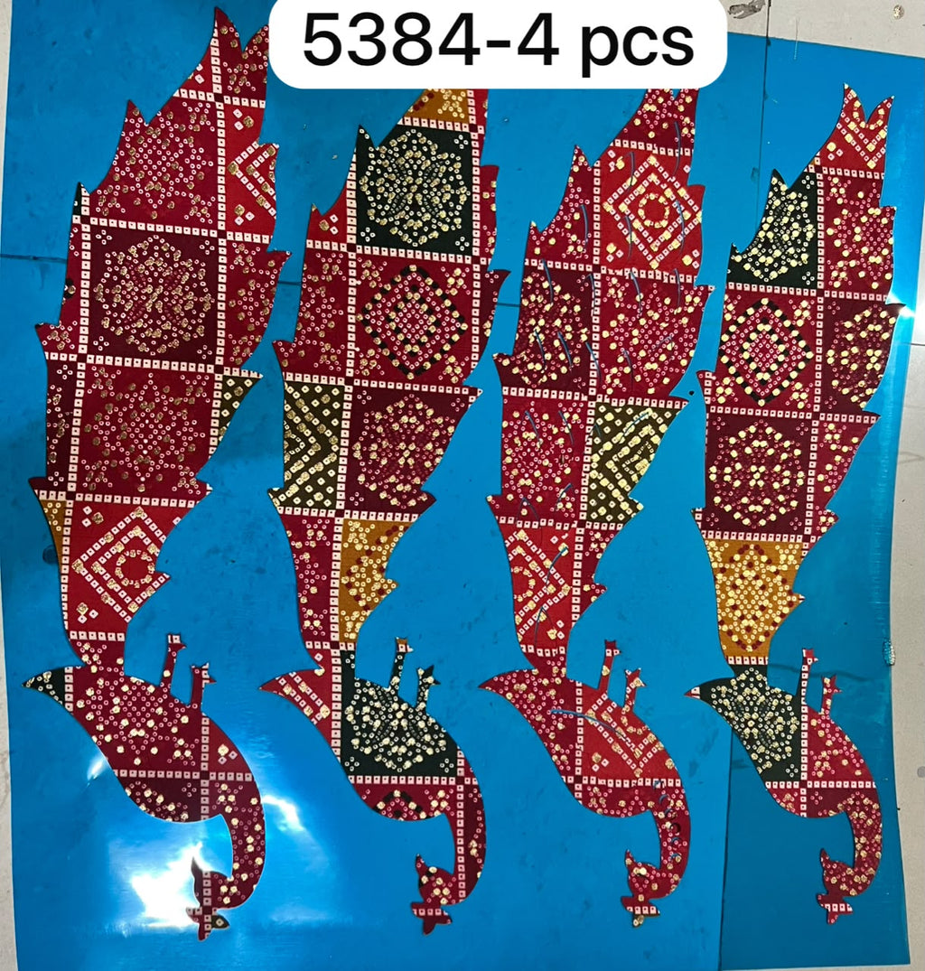 Bandhni Peacock Sticker