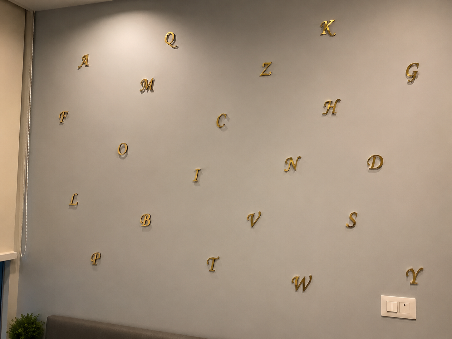 Acrylic Mirror Alphabets (A to Z)